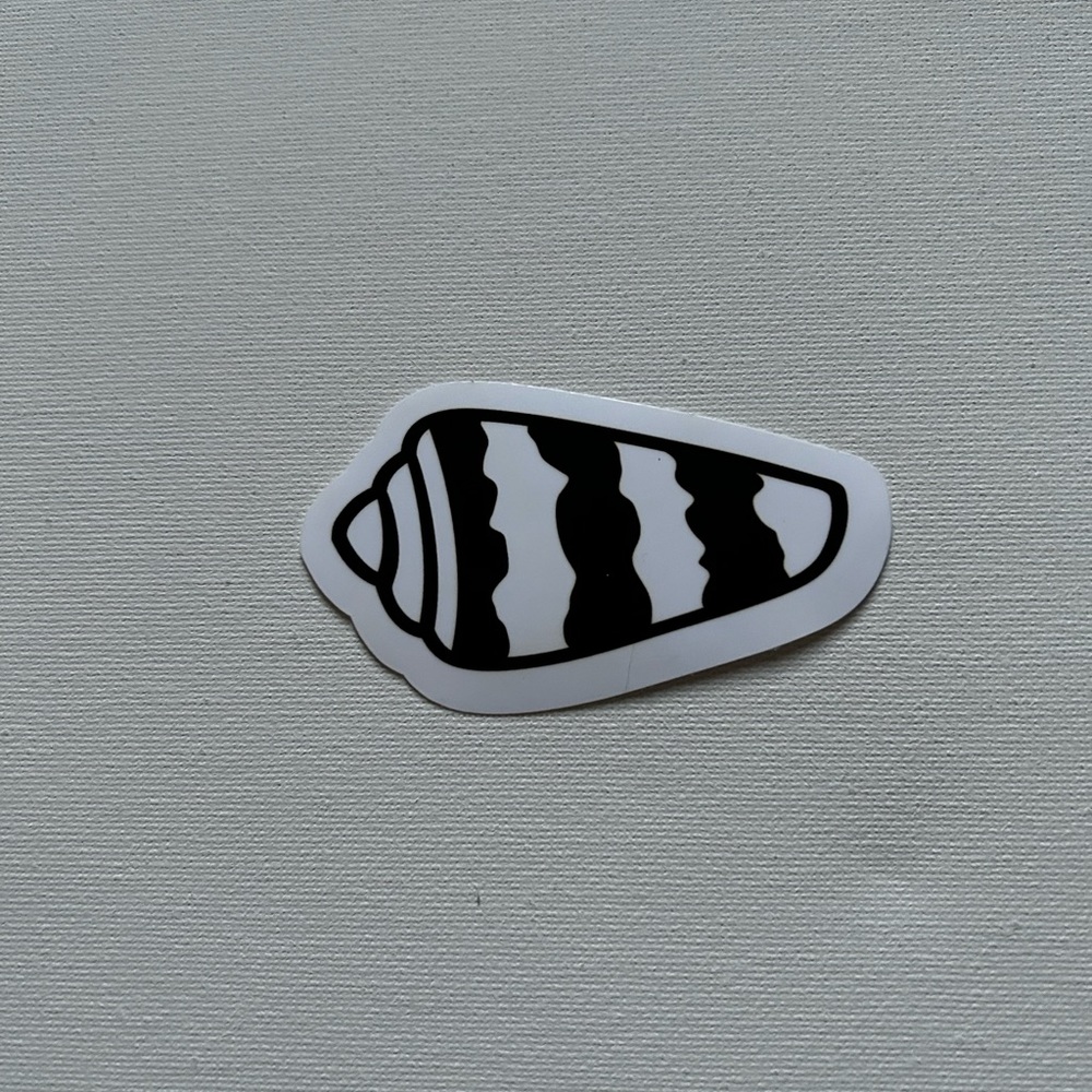 Hebrew cone shell sticker